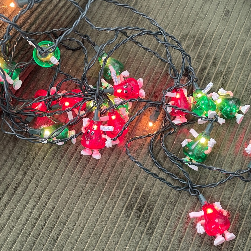 Hersheys Kisses‎ Green and Red Light Strand